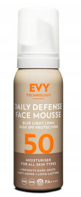 EVY TECHNOLOGY DAILY UV FACE MOUSSE SPF 50 75 ML