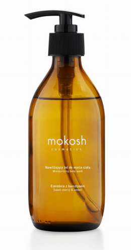 MOKOSH - Nawilżający żel do mycia ciała Czereśnia z bursztynem 300 ml
