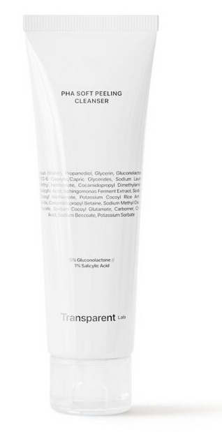 Transparent Lab PHA SOFT PEELING CLEANSER – oczyszczająco- złuszczający żel do mycia twarzy, 150 mL Transparent Lab PHA SOFT PEELING CLEANSER – oczyszczająco- złuszczający żel do mycia twarzy, 150 mL