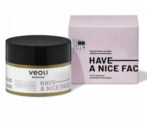 VEOLI BOTANICA HAVE A NICE FACE Krem nawilżający do twarzy na dzień 50 ml VEOLI BOTANICA HAVE A NICE FACE Krem nawilżający do twarzy na dzień 50 ml