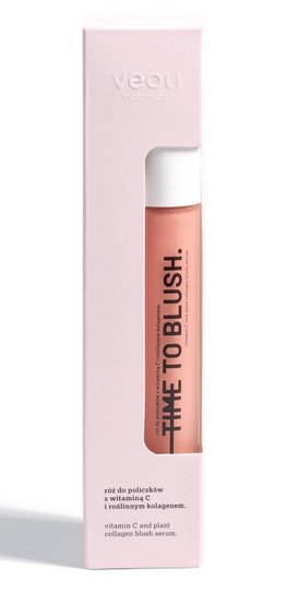 VEOLI BOTANICA - TIME TO BLUSH Róż do policzków z witaminą C i roślinnym kolagenem 10ml VEOLI BOTANICA - TIME TO BLUSH Róż do policzków z witaminą C i roślinnym kolagenem 10ml