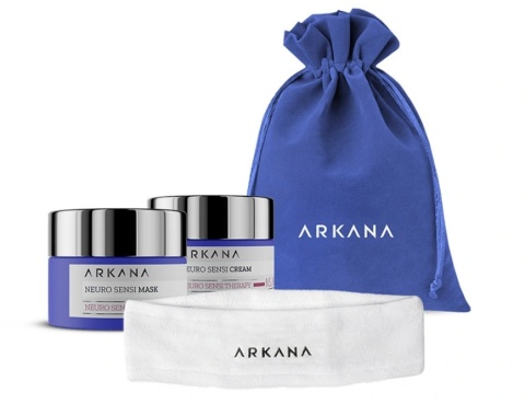 ARKANA - ZESTAW PREZENTOWY NEURO SENSI SET - Wyciszenie, regeneracja i komfort skóry wrażliwej