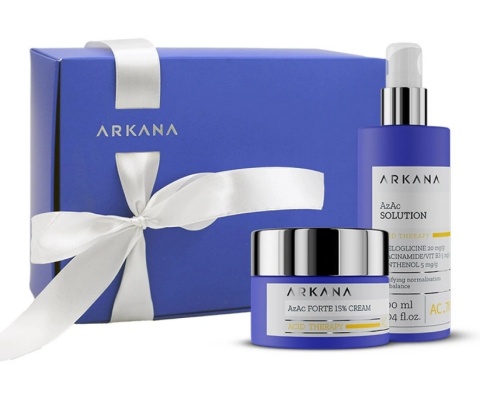ARKANA - ZESTAW PREZENTOWY AZAC SET - Doskonała kontrola niedoskonałości i równowaga skóry problematycznej