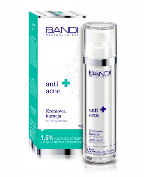 BANDI - ANTI ACNE Kremowa kuracja antytrądzikowa BANDI - ANTI ACNE Kremowa kuracja antytrądzikowa
