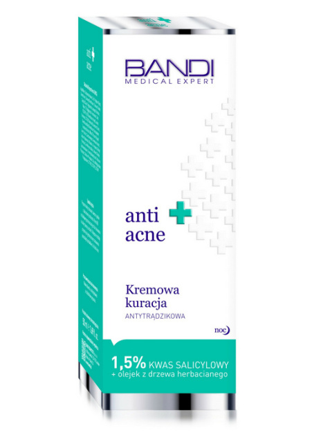 BANDI - ANTI ACNE Kremowa kuracja antytrądzikowa BANDI - ANTI ACNE Kremowa kuracja antytrądzikowa