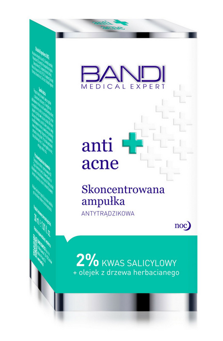 BANDI - ANTI ACNE Skoncentrowana ampułka antytrądzikowa 30ml BANDI - ANTI ACNE Skoncentrowana ampułka antytrądzikowa 30ml