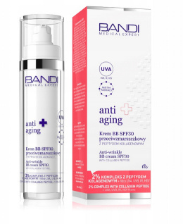 BANDI - ANTI AGING Krem BB SPF30 przeciwzmarszczkowy z peptydem kolagenowym