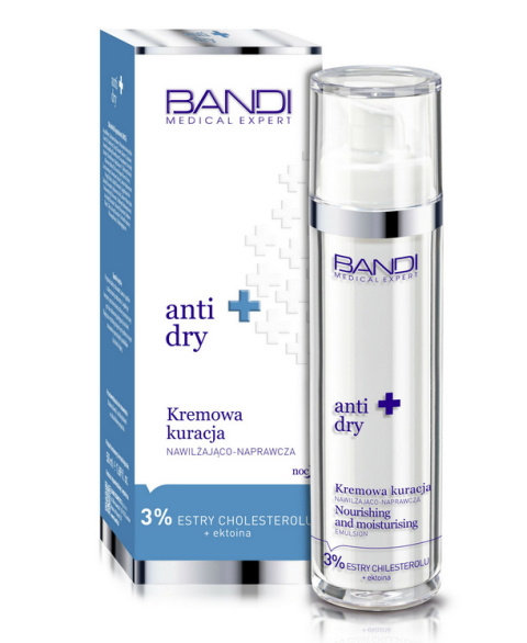 BANDI - ANTI DRY Kremowa kuracja nawilżająco-naprawcza