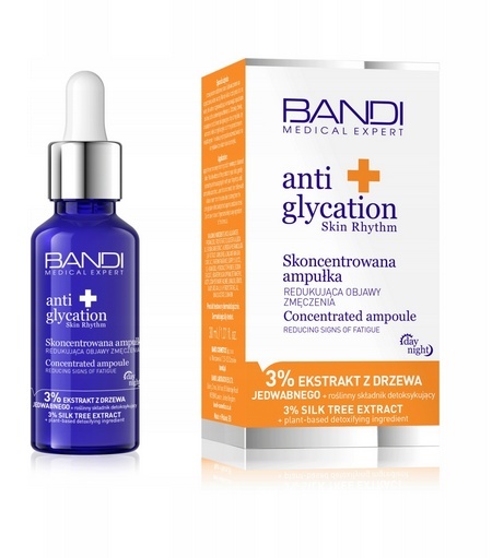 BANDI - ANTI GLYCATION Skoncentrowana ampułka redukująca oznaki zmęczenia