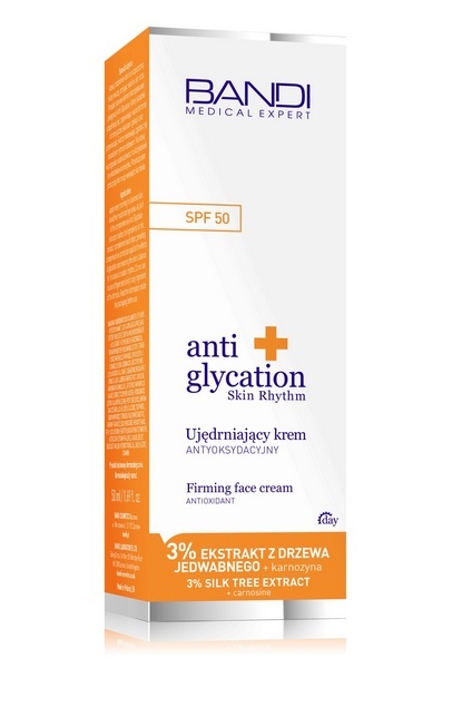 BANDI - ANTI GLYCATION Ujędrniający krem antyoksydacyjny SPF 50
