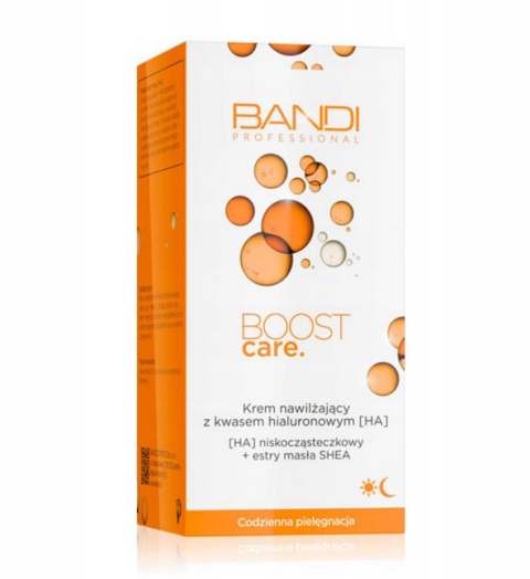 BANDI - BOOST CARE Krem nawilżający z kwasem hialuronowym 50ml BANDI - BOOST CARE Krem nawilżający z kwasem hialuronowym 50ml