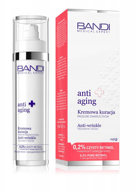BANDI - Kremowa kuracja przeciw zmarszczkom z retinolem BANDI - Kremowa kuracja przeciw zmarszczkom z retinolem