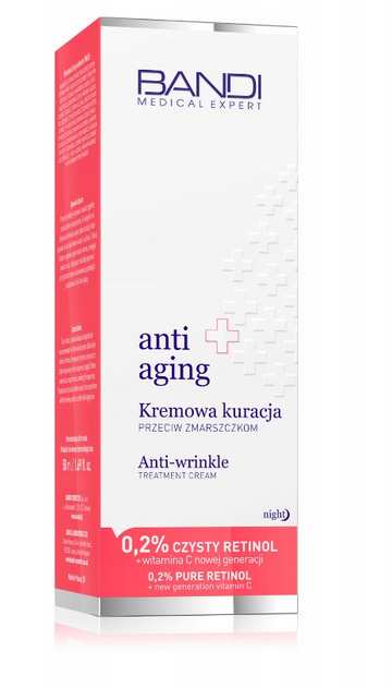 BANDI - Kremowa kuracja przeciw zmarszczkom z retinolem BANDI - Kremowa kuracja przeciw zmarszczkom z retinolem