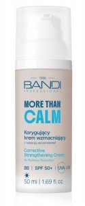 BANDI - MORE THAN CALM Korygujący krem wzmacniający BB z redukcją zaczerwienień SPF 50+