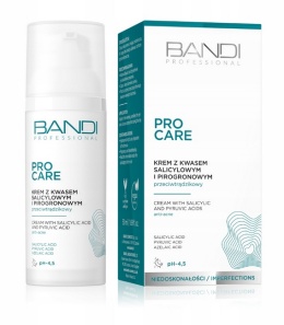 BANDI - PRO CARE Krem z kwasem salicylowym i pirogronowym przeciwtrądzikowy