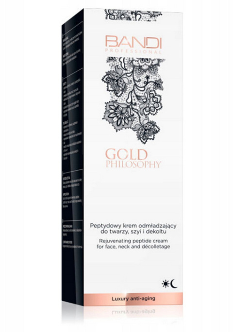 BANDI - GOLD Peptydowy krem odmładzający do twarzy, szyi i dekoltu 50ml BANDI - GOLD Peptydowy krem odmładzający do twarzy, szyi i dekoltu 50ml
