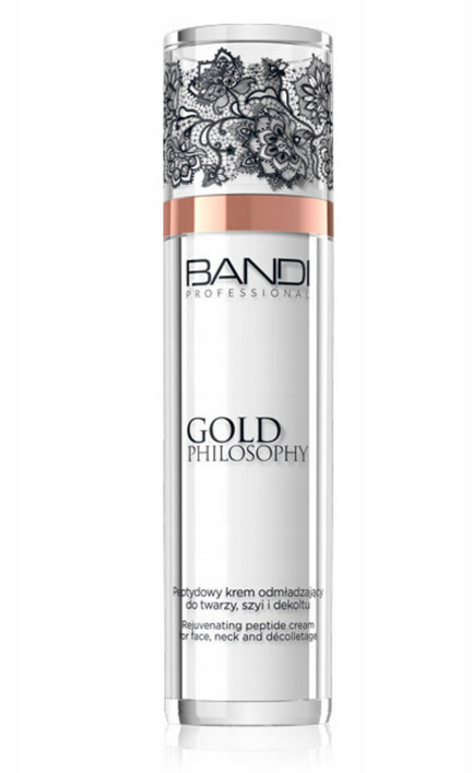 BANDI - GOLD Peptydowy krem odmładzający do twarzy, szyi i dekoltu 50ml BANDI - GOLD Peptydowy krem odmładzający do twarzy, szyi i dekoltu 50ml