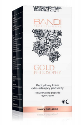 BANDI - GOLD Peptydowy krem odmładzający pod oczy 30ml