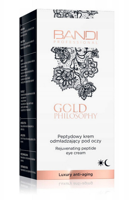 BANDI - GOLD Peptydowy krem odmładzający pod oczy 30ml BANDI - GOLD Peptydowy krem odmładzający pod oczy 30ml