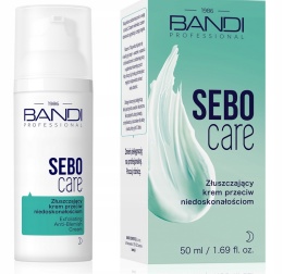 BANDI - SEBO CARE Złuszczający krem przeciw niedoskonałościom na noc 50ml