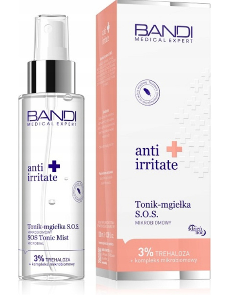 BANDI - Tonik-mgiełka S.O.S. mikrobiomowy 100ml BANDI - Tonik-mgiełka S.O.S. mikrobiomowy 100ml