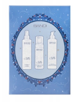 BANDI - ZESTAW PURE CARE żel do twarzy + tonik z algami + pianka