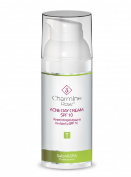 CHARMINE ROSE - ACNE DAY CREAM SPF10 KREM TERAPEUTYCZNY NA DZIEŃ Z SPF10 50ML