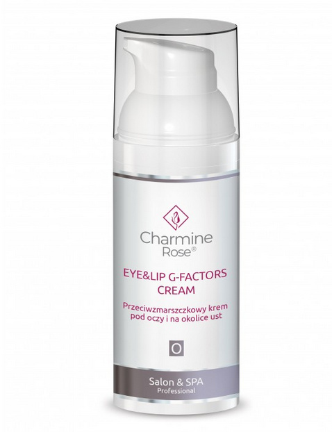 CHARMINE ROSE - EYE&LIP G-FACTORS CREAM PRZECIWZMARSZCZKOWY KREM POD OCZY I NA OKOLICE UST 15 ML CHARMINE ROSE - EYE&LIP G-FACTORS CREAM PRZECIWZMARSZCZKOWY KREM POD OCZY I NA OKOLICE UST 15 ML