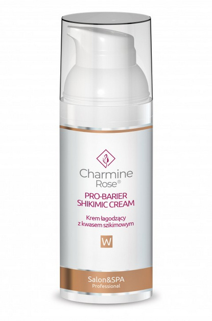 CHARMINE ROSE - PRO-BARIER SHIKIMIC KREM ŁAGODZĄCY Z KWASEM SZIKIMOWYM 50ML