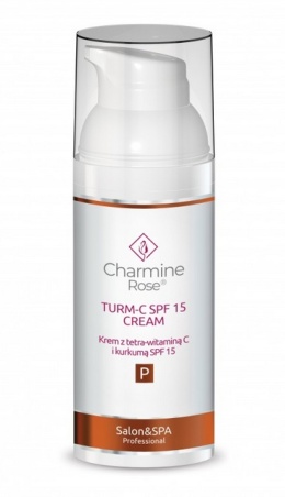 CHARMINE ROSE - TURM-C SPF15 KREM Z TETRA-WITAMINĄ C I KURKUMĄ SPF15 50ML