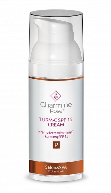 CHARMINE ROSE - TURM-C SPF15 KREM Z TETRA-WITAMINĄ C I KURKUMĄ SPF15 50ML CHARMINE ROSE - TURM-C SPF15 KREM Z TETRA-WITAMINĄ C I KURKUMĄ SPF15 50ML