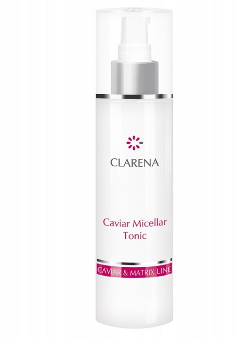 CLARENA - CAVIAR MICELLAR TONIC Kawiorowy tonik micelarny łagodzący 200ml CLARENA - CAVIAR MICELLAR TONIC Kawiorowy tonik micelarny łagodzący 200ml