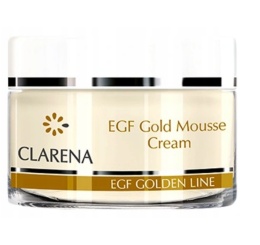 CLARENA - EGF Gold Mousse Cream Peptydowy krem w musie z koloidalnym złotem i bio-placentą 50ml