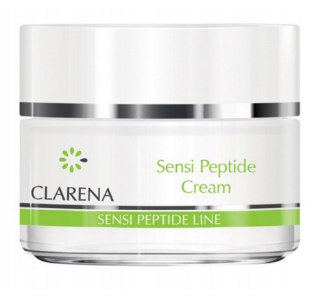 CLARENA - Sensi Peptide Cream Peptydowy krem łagodzący 50ml CLARENA - Sensi Peptide Cream Peptydowy krem łagodzący 50ml
