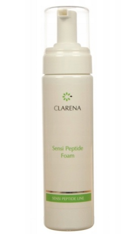 CLARENA - Sensi Peptide Foam Pianka do mycia twarzy dla skóry wrażliwej 200ml