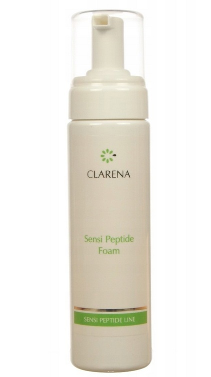 CLARENA - Sensi Peptide Foam Pianka do mycia twarzy dla skóry wrażliwej 200ml CLARENA - Sensi Peptide Foam Pianka do mycia twarzy dla skóry wrażliwej 200ml