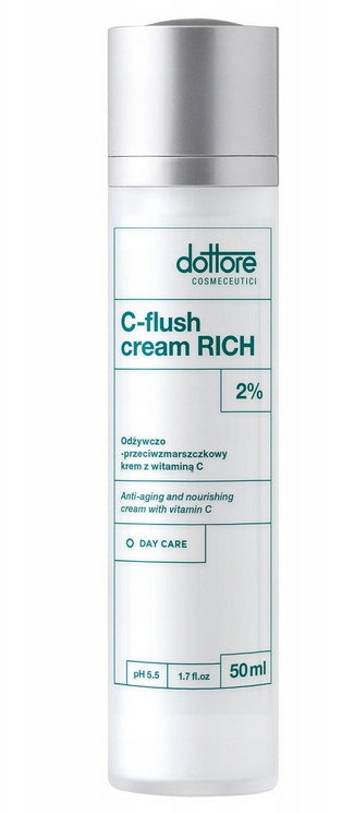 DOTTORE - C-flush cream RICH Odżywczo-przeciwzmarszczkowy krem do twarzy z witaminą C DOTTORE - C-flush cream RICH Odżywczo-przeciwzmarszczkowy krem do twarzy z witaminą C