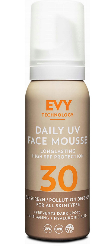 EVY TECHNOLOGY - DAILY UV FACE MOUSSE SPF 30 - 75 ML EVY TECHNOLOGY - DAILY UV FACE MOUSSE SPF 30 - 75 ML