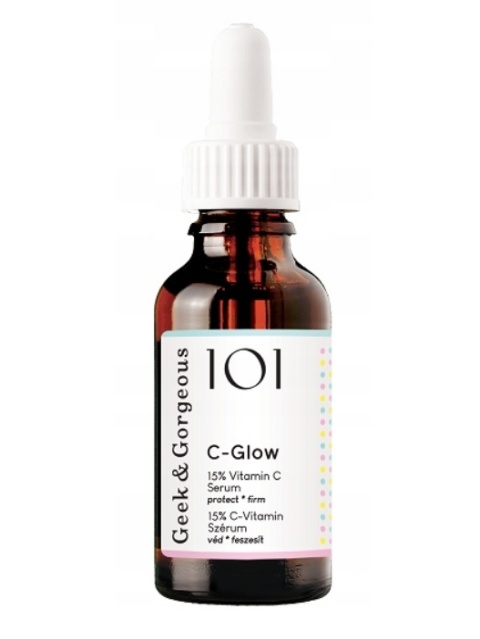 GEEK & GORGEOUS C-Glow antyoksydacyjne serum z 15% witaminą C 30ml