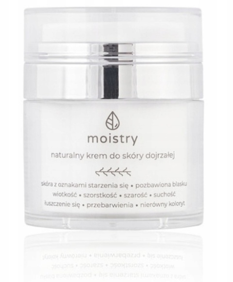 MOISTRY - Naturalny krem do skóry dojrzałej 50ml MOISTRY - Naturalny krem do skóry dojrzałej 50ml