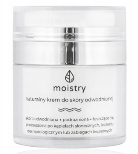 MOISTRY - Naturalny krem do skóry odwodnionej 50ml MOISTRY - Naturalny krem do skóry odwodnionej 50ml