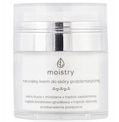 MOISTRY - Naturalny krem do skóry problematycznej 50ml MOISTRY - Naturalny krem do skóry problematycznej 50ml