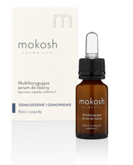 MOKOSH - Multikorygujące serum do twarzy Egzosomy, peptydy, witamina C 12ml
