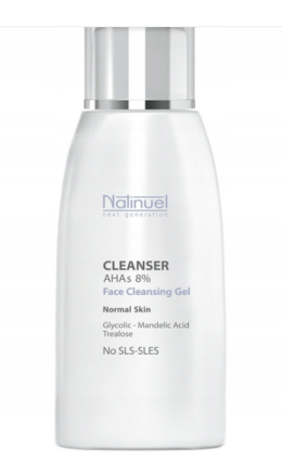 NATINUEL - CLEANSER AHA 8% Żel oczyszczający do cery normalnej i mieszanej 150 ml