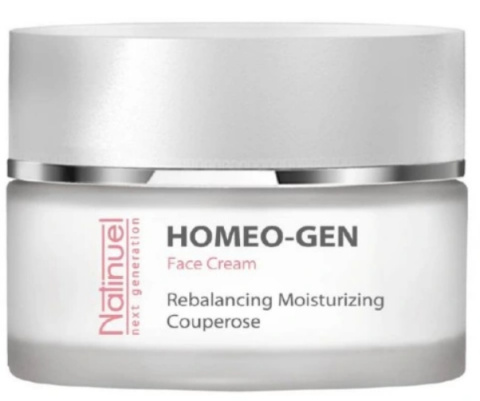 NATINUEL - Homeo-Gen Face Cream Nawilżający krem dla cery wrażliwej i naczyniowej 50ml NATINUEL - Homeo-Gen Face Cream Nawilżający krem dla cery wrażliwej i naczyniowej 50ml