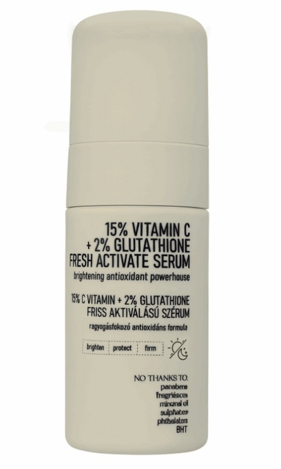 Nerds. - 15% Vitamin C + 2% Glutathione Fresh Active Serum aktywne serum z witaminą C oraz glutationem 30ml
