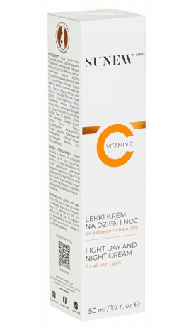 SunewMed+ - Lekki krem na dzień i na noc z witaminą C 50ml
