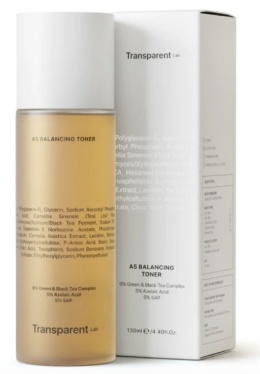 TRANSPARENT LAB - A5 Balancing Toner tonik rozjaśniająco-antyoksydacyjny 130ml