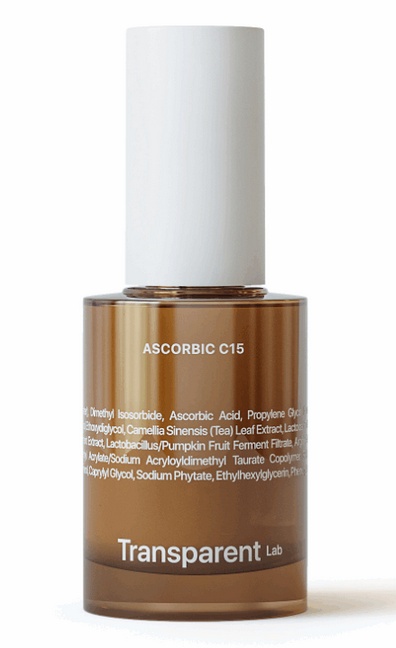 TRANSPARENT LAB - Ascorbic C15 rozświetlające serum przeciwstarzeniowe 30ml TRANSPARENT LAB - Ascorbic C15 rozświetlające serum przeciwstarzeniowe 30ml