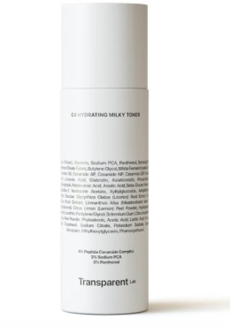 TRANSPARENT LAB - C4 Hydrating Milky Toner tonik wzmacniający barierę hydrolipidową 130ml